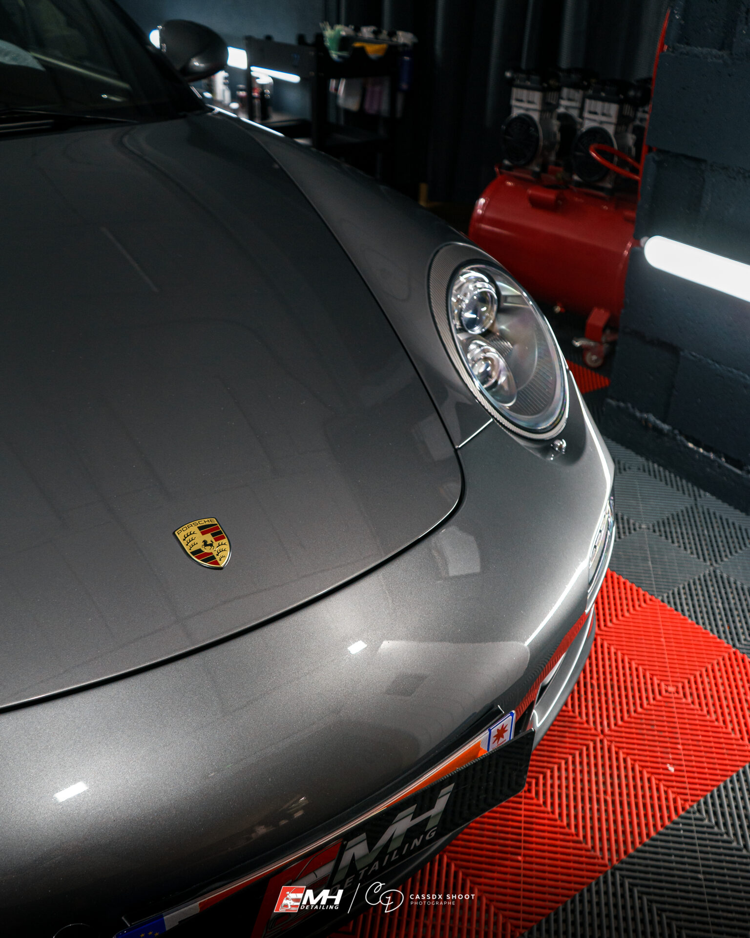 polissage carrosserie Porsche 911 997 Val d’Oise correction vernis